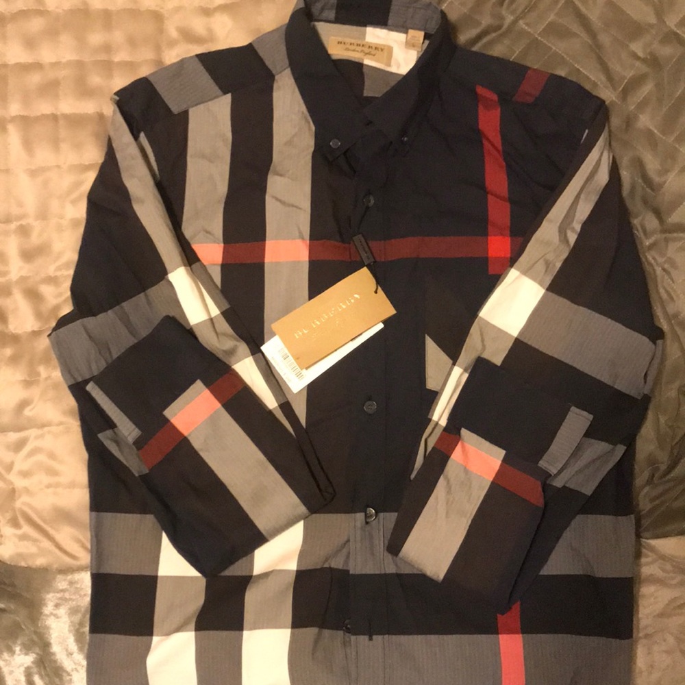 Authentic Burberry button down shirt